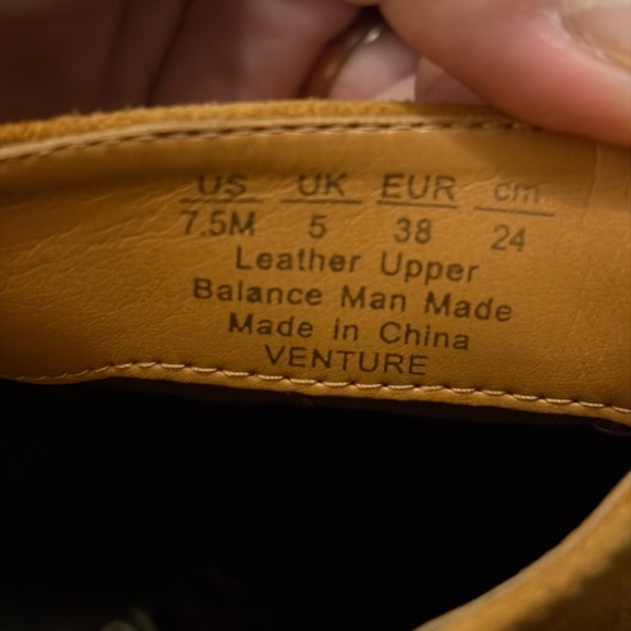 Franco Sarto “Venture” Tan Suede Ankle Boots - Picture 5 of 6